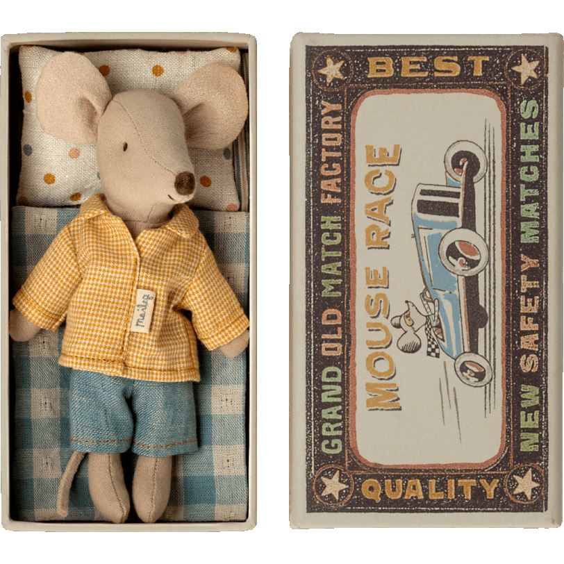 Maileg Big Brother Mouse in Matchbox