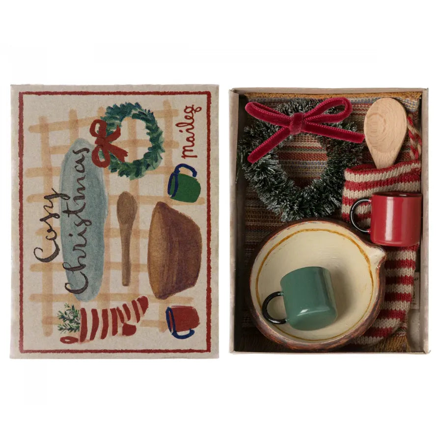 Maileg Cosy Christmas Set, Mouse