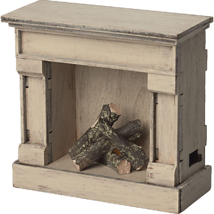 Maileg Fireplace -- Off White