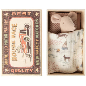 Maileg Little Sister Mouse in Matchbox