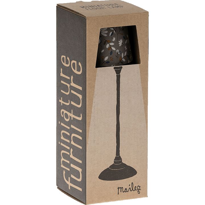 Maileg Miniature Floor Lamp -- Anthracite