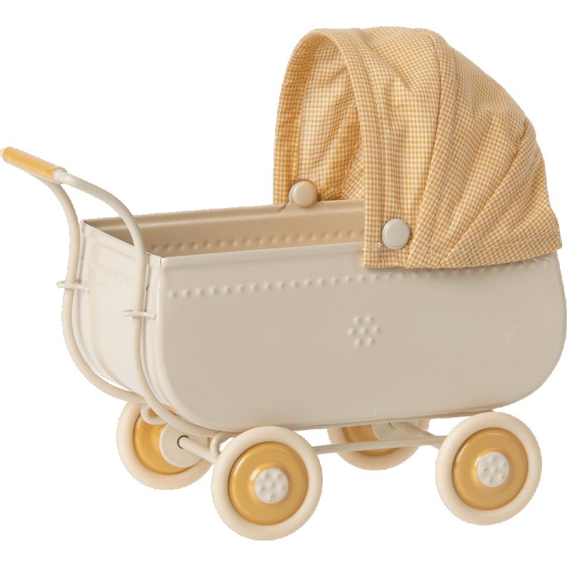 Maileg Pram, Micro -- Yellow