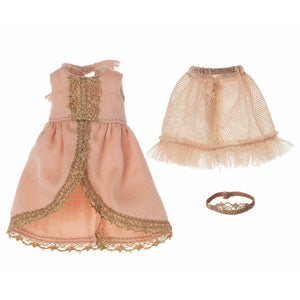 Maileg Princess Dress for Big Sister Mouse -- Rose