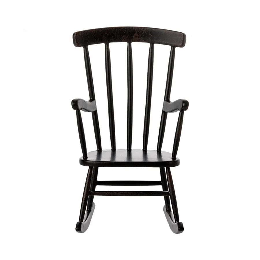 Maileg Rocking Chair, Mini -- Anthracite