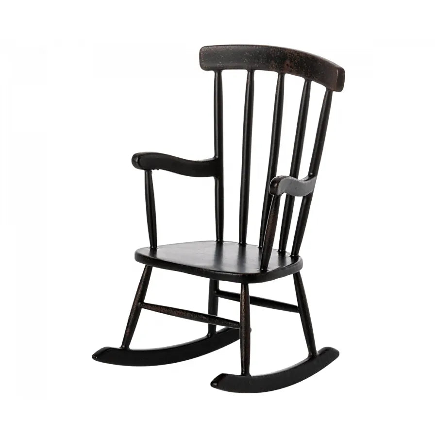 Maileg Rocking Chair, Mini -- Anthracite