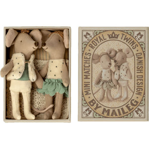 Maileg Royal Twins, Little Sister and Brother in Box
