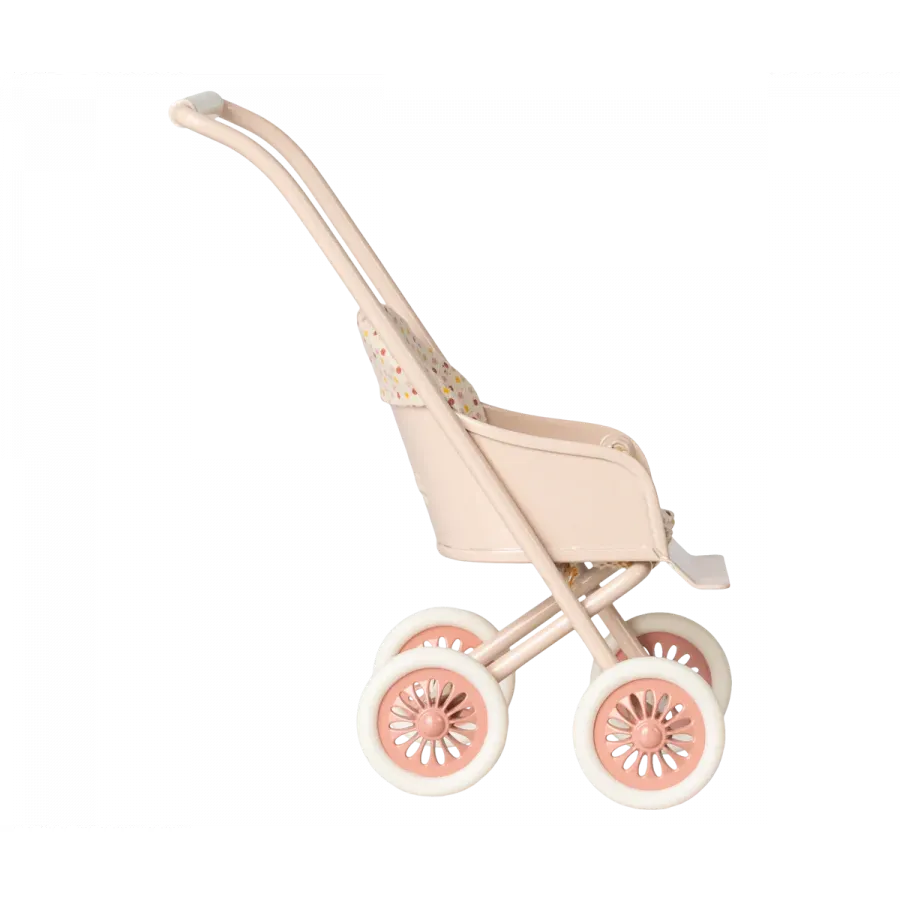 Maileg Stroller, Micro -- Powder