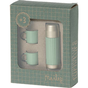 Maileg Thermos and Cups -- Mint
