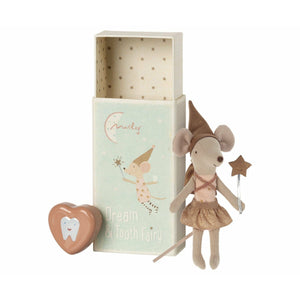Maileg Tooth Fairy Mouse in Matchbox -- Rose