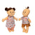 Manhattan Toy -- Wee Baby Stella Peach Twins with Brown Hair