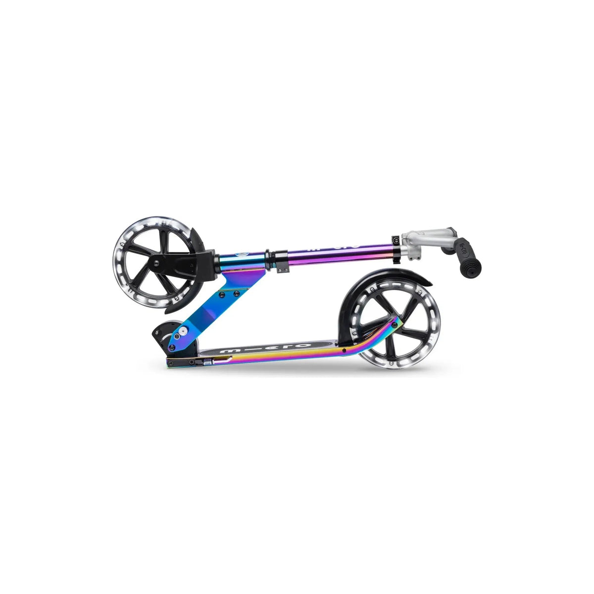 Micro Kickboard: Micro Cruiser Foldable LED Scooter -- Neochrome