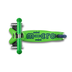 Micro Kickboard: Mini Deluxe LED -- Green/Blue