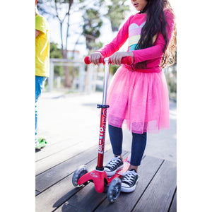Micro Kickboard: Mini Deluxe LED -- Purple