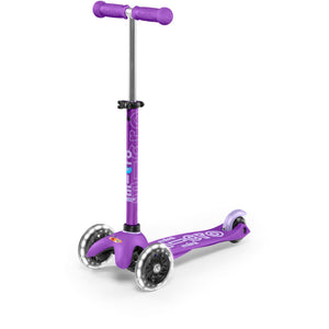 Micro Kickboard: Mini Deluxe LED -- Purple