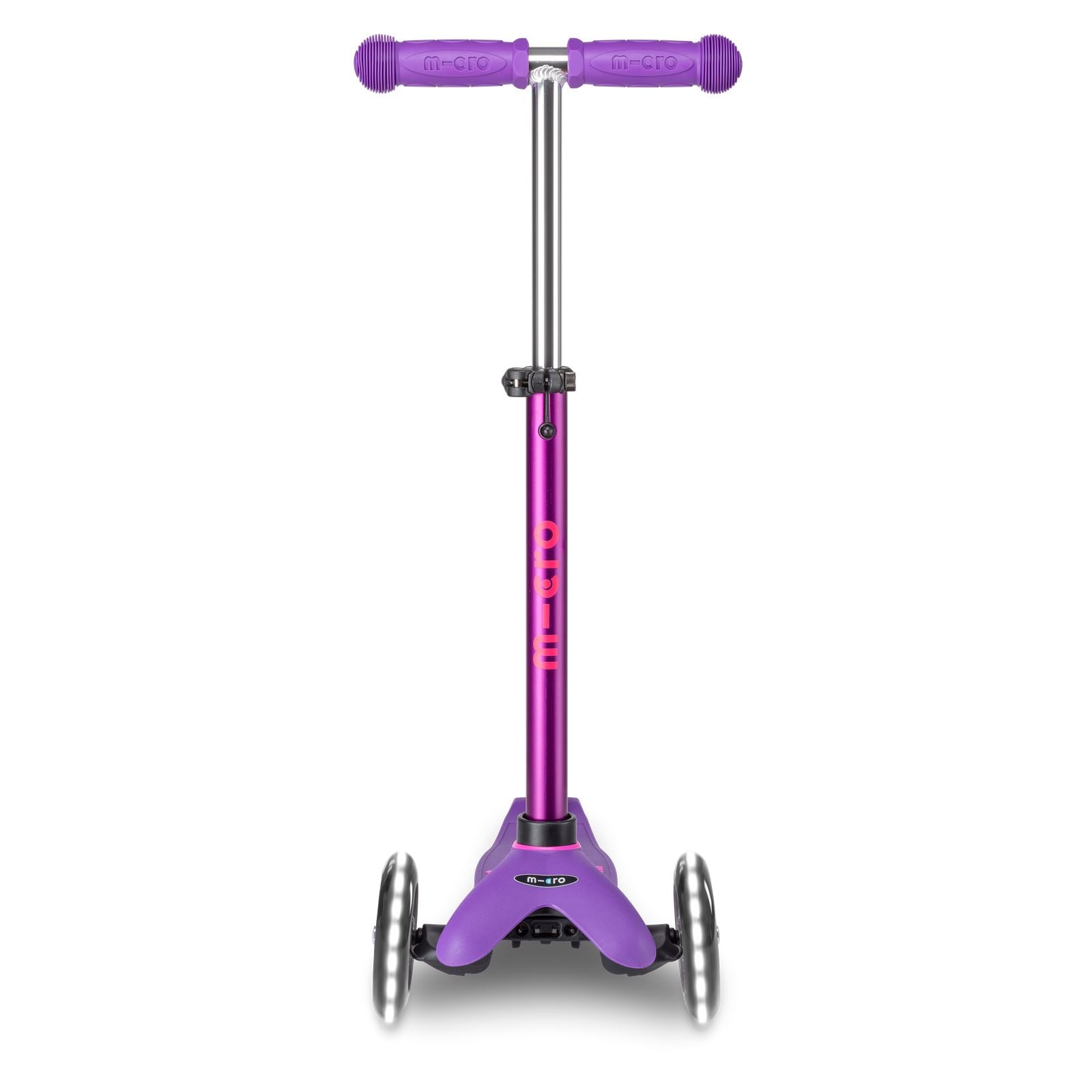 Micro Kickboard: Mini Deluxe LED -- Purple/Pink