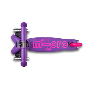 Micro Kickboard: Mini Deluxe LED -- Purple/Pink