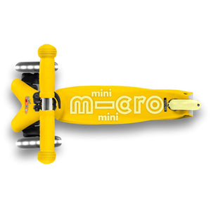 Micro Kickboard: Mini Deluxe LED -- Yellow