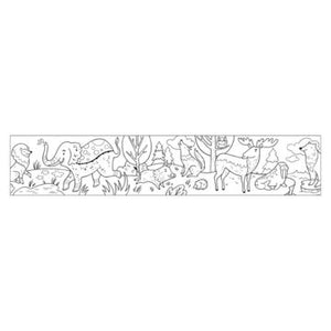 Mini Coloring Roll -- Animals of the World