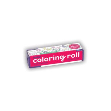 Mini Coloring Roll -- Flower Garden