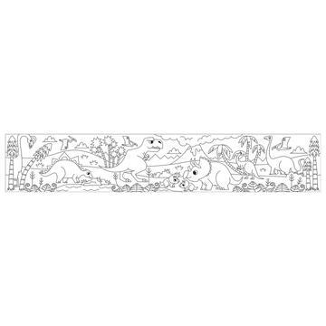 Mini Coloring Roll -- Mighty Dinosaurs