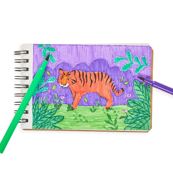 Ooly Brilliant Brush Markers -- Set of 12