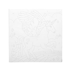 Ooly Colorific Canvas Paint by Number Kit -- Magic Unicorn