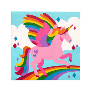 Ooly Colorific Canvas Paint by Number Kit -- Magic Unicorn