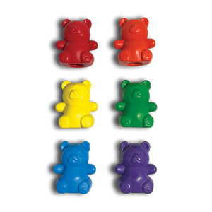 Ooly Cuddly Cubs Bear Finger Crayons -- Set of 6