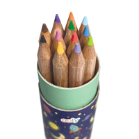 Ooly Draw 'n' Doodle Mini Colored Pencils + Sharpener - Set of 12