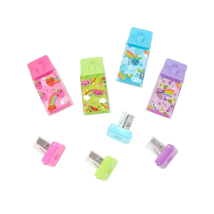 Ooly Lil' Juicy Scented Erasers + Sharpeners