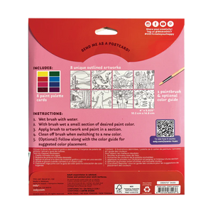 Ooly Scenic Hues DIY Watercolor Art Kit -- Desert Getaway