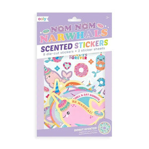 Ooly Scented Stickers -- Nom Nom Narwhals