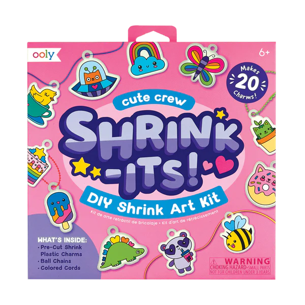 Ooly Shrink-its! DIY Shrink Art Kit -- Cute Crew
