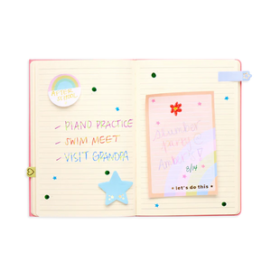 Ooly Side Notes Sticky Tab Note Pad -- Pastel Rainbows