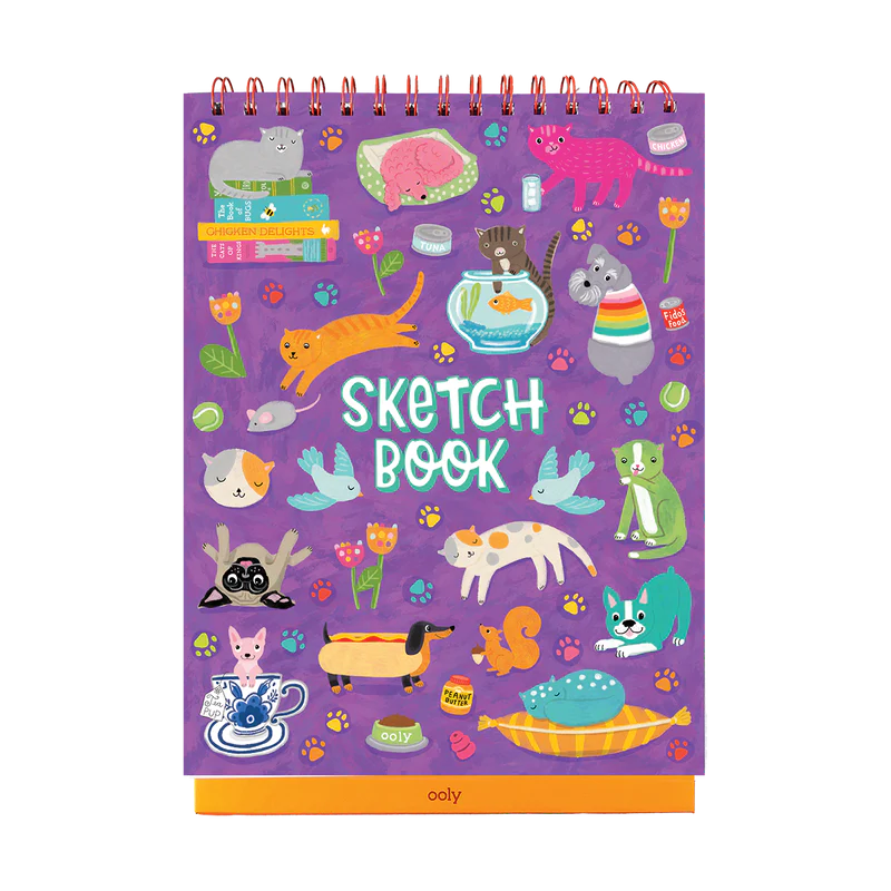 Ooly Sketch & Show Standing Sketchbook -- Pets at Play