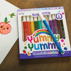 Ooly Yummy Yummy Scented Markers -- Set of 12