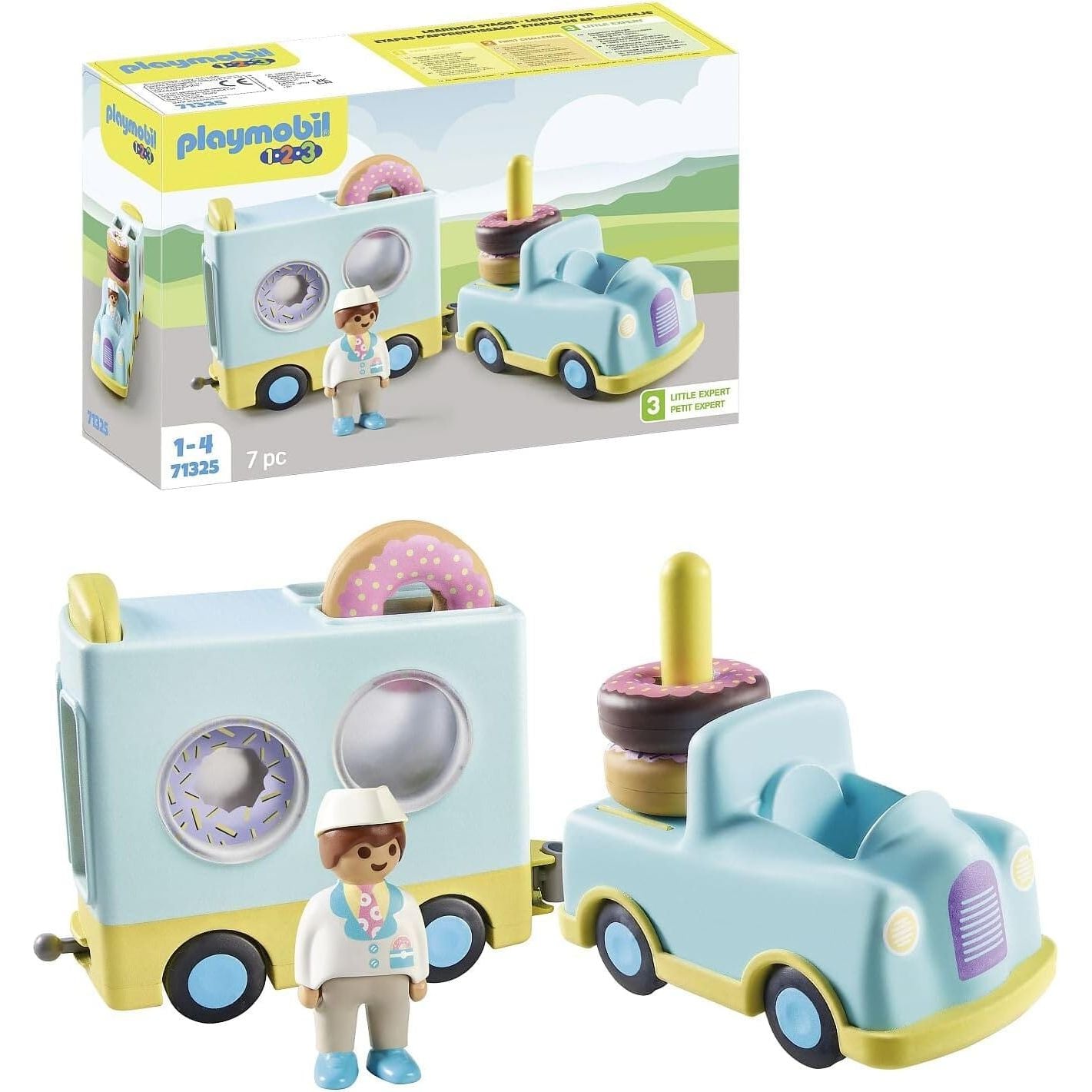 Playmobil 1.2.3 Crazy Donut Truck