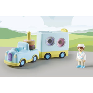 Playmobil 1.2.3 Crazy Donut Truck