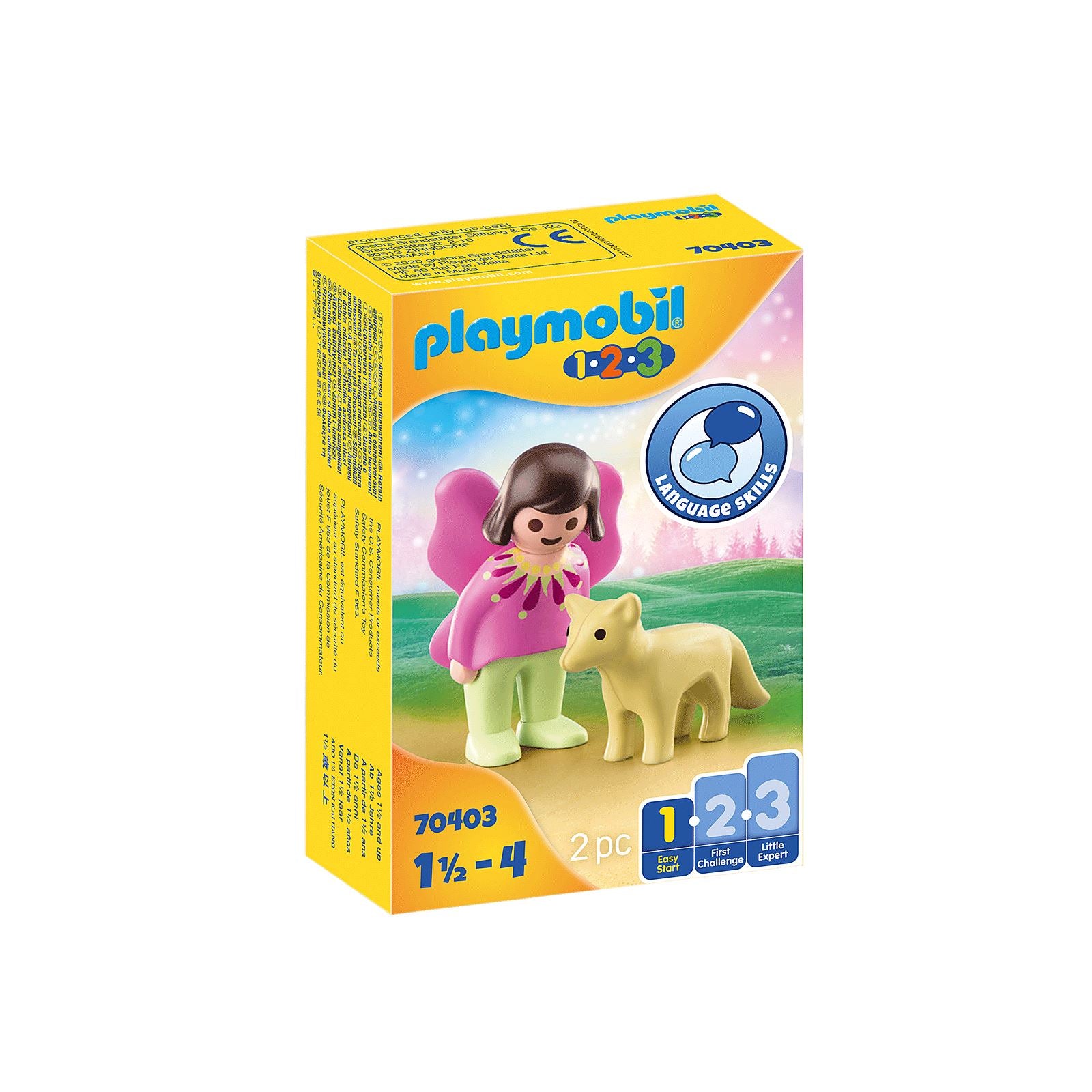 Playmobil 1.2.3. Fairy Friend with Fox