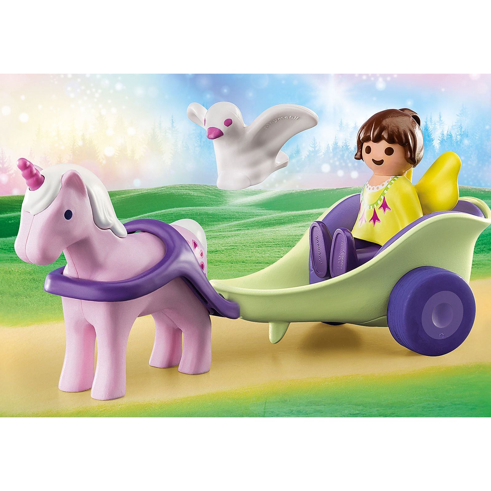 Playmobil 1.2.3. Unicorn Carriage with Fairy