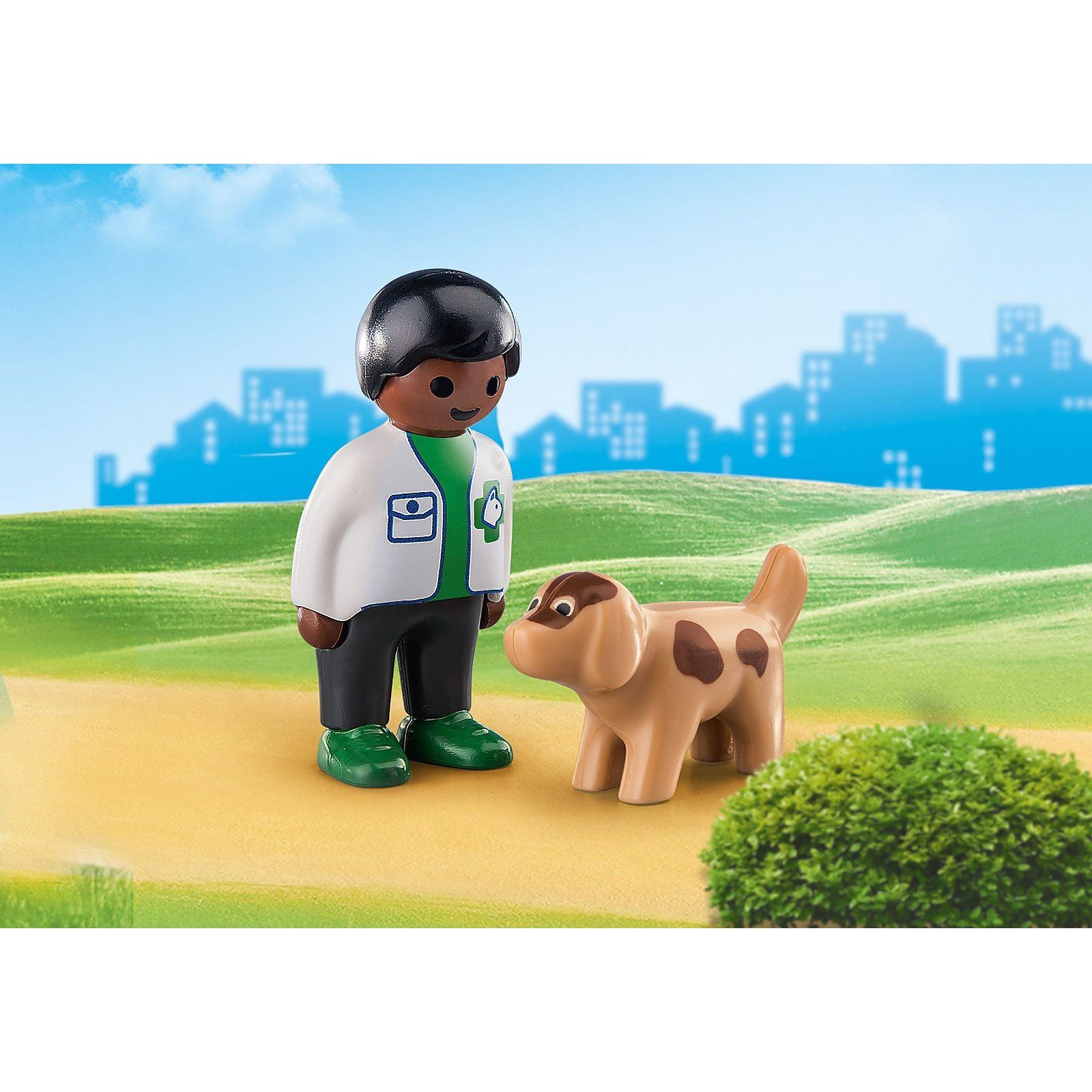 Playmobil 1.2.3. Vet with Dog