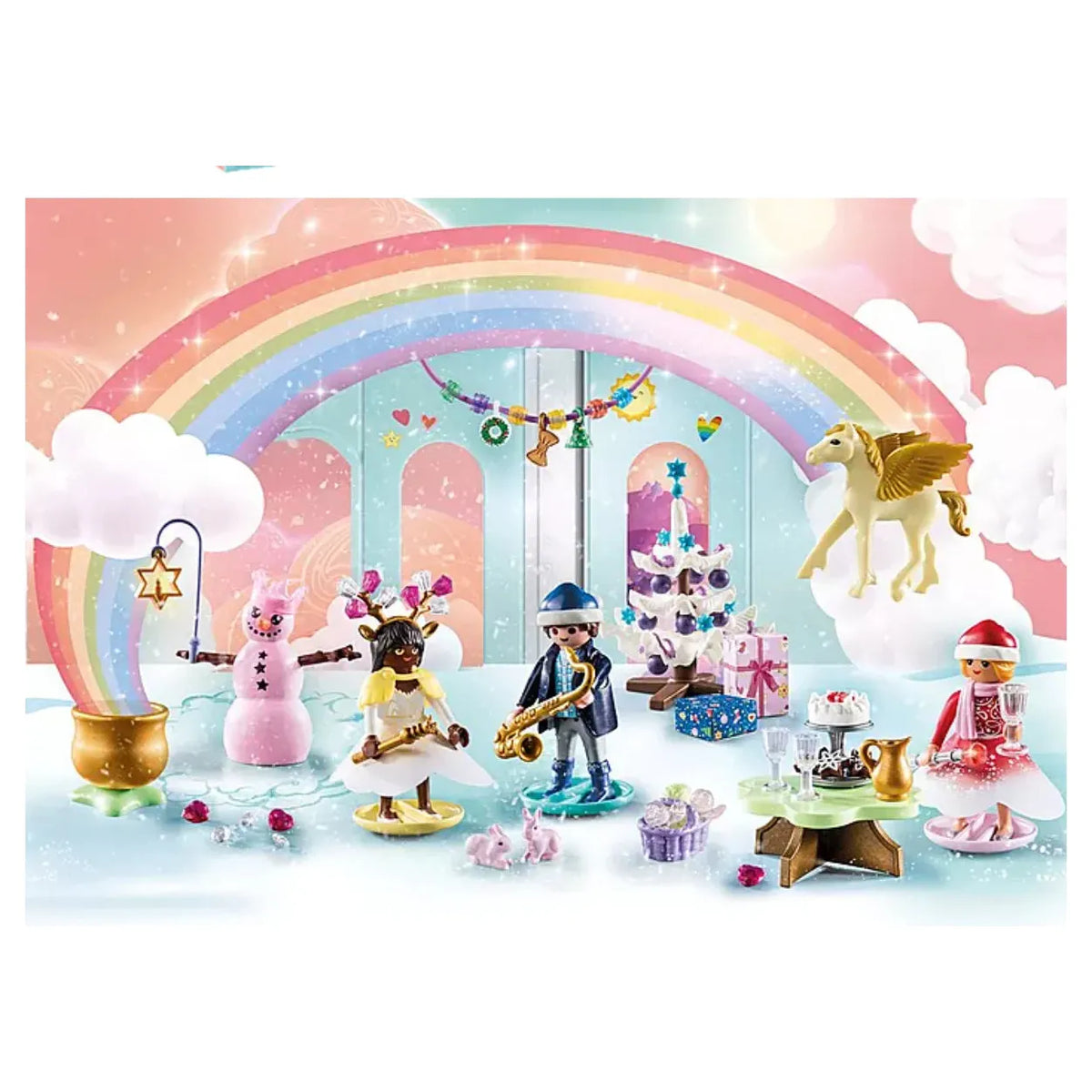 Playmobil Advent Calendar -- Christmas Under the Rainbow