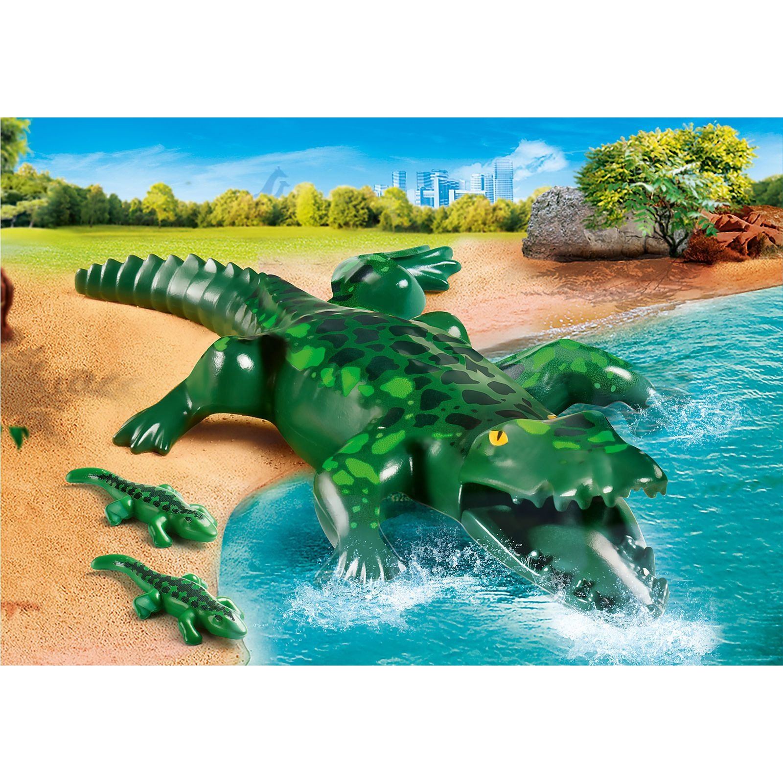 Playmobil Alligator with Babies