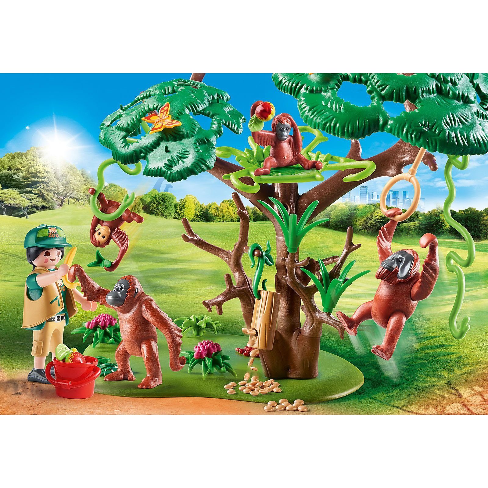 Playmobil Orangutans with Tree