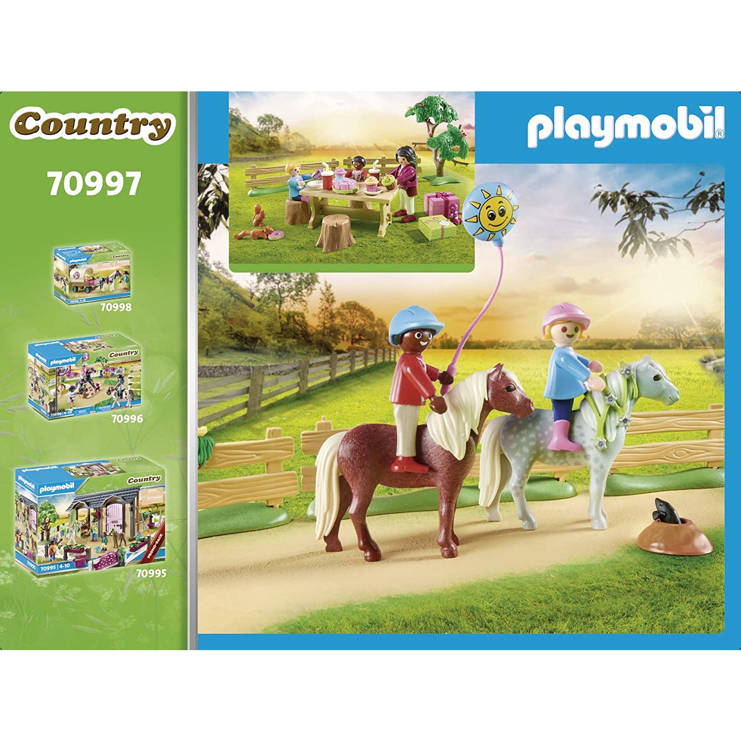 Playmobil Pony Farm Birthday Party - The Happy