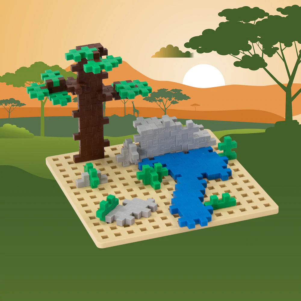 Plus-Plus Baseplate Builder -- Savanna