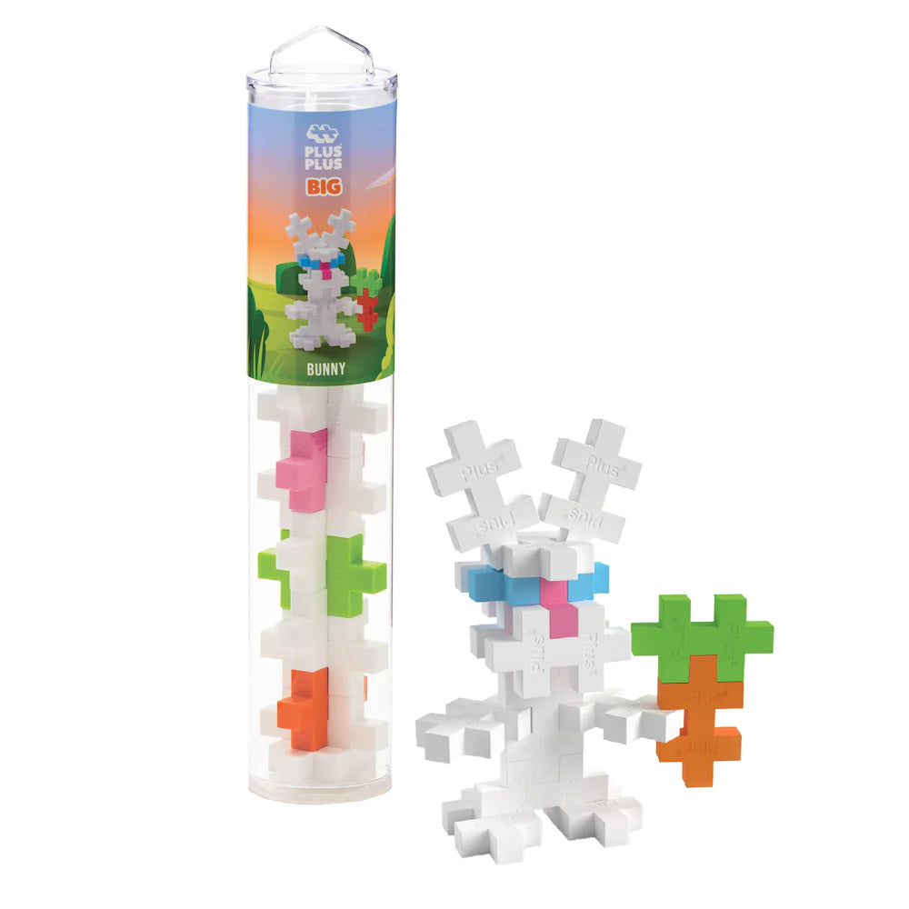 Plus-Plus BIG 15 Piece Tube -- Bunny