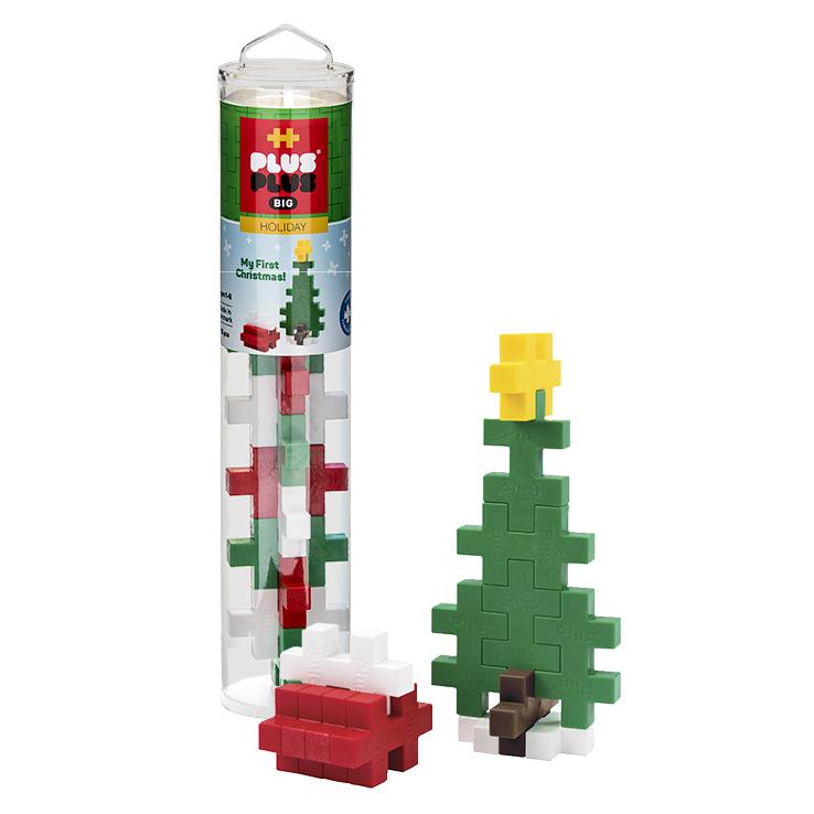Plus-Plus BIG 15 Piece Tube -- Holiday