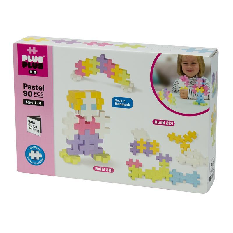 Plus-Plus BIG 90 Piece Set -- Pastel