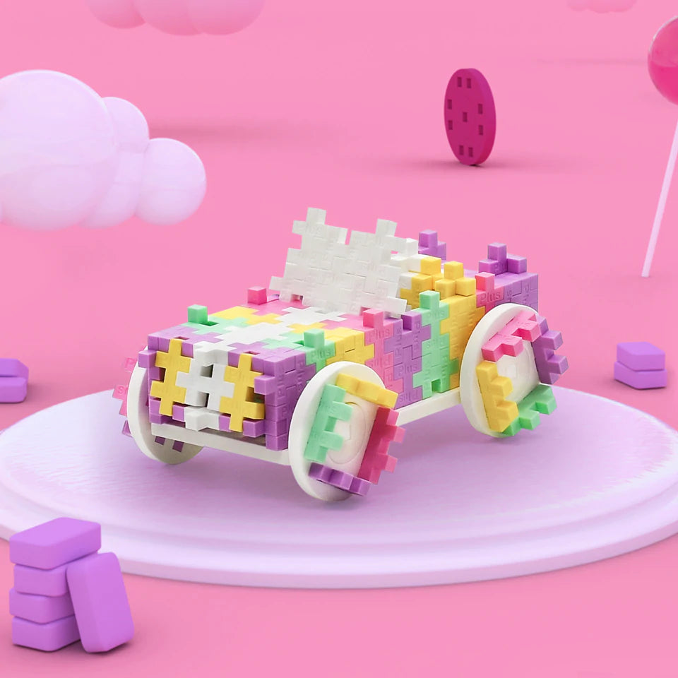 Plus-Plus GO! Tube -- Color Cars: Candy